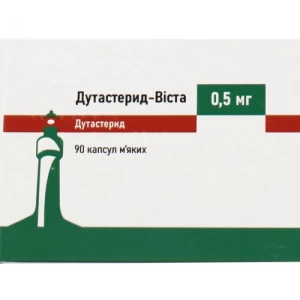 Дутастерид-Виста капсулы мягкие 0.5мг №90- цены в Днепре
