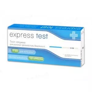 Експрес-тест HomeTest (смужка) для ранньої діагностики вагітності (в сечі) 2,5мм (HT - HCG110 2.5 ПДВ)- ціни у Золочеві