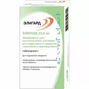 Елігард 22.5 мг порошок для розчину для підшкірної ін'єкції № 1- ціни у Маріуполі