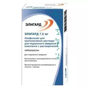 Елігард 7.5мг порошок для розчину для підшкірної ін'єкції №1- ціни у Нікополі