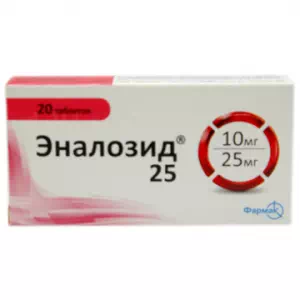 Еналозид 10мг 25мг таблетки №20- ціни у Луцьку
