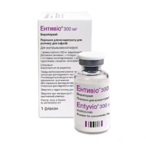 Энтивио порошок для концентрата для раствора для инфузий 300 мг флакон №1- цены в Лимане