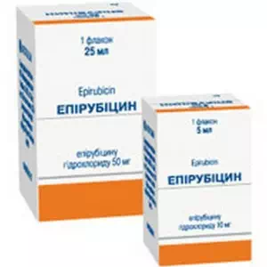 Эпирубицин-Тева раствор для инъекций и инфузий 2мг мл 5мл (10 мг) флакон №1- цены в Днепре