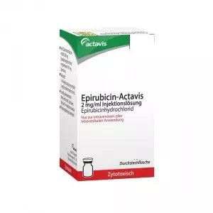 Епірубіцин-Віста р-н д ін.2мг мл 50мл фл.№1- ціни у Снятині