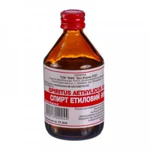 Етанол 96% розчин для зовнішнього застосування 100мл- ціни у Мирнограді