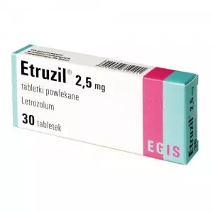 Етрузил таблетки покриті оболонкою 2.5 мг №30- ціни у Лимані
