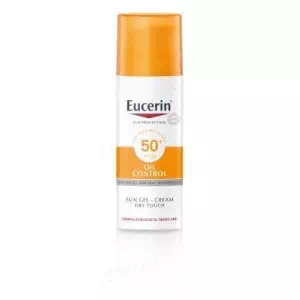 Eucerin 69767 ОйлКонтрол сонцезахисний гель-крем для обличчя матовий ефект SPF50+- ціни у Снятині