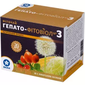 Фіточай Фітовіол N3 гепато пак.1.5г N20- ціни у Оріхові