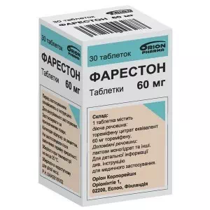 Фарестон таблетки по 60 мг №30 у флак- ціни у Івано - Франківську