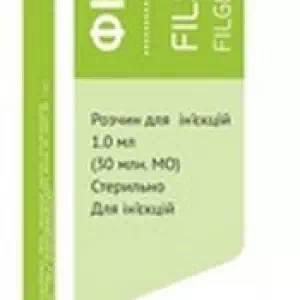 Філстим розчин д/ін. 30 млн МО (0.3 мг) по 1 мл №1 у шпр.- ціни у Кропивницький