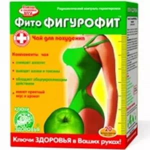 Фиточай Фигурофит яблоко по 1,5 г №20 Ключи Здоровья- цены в Новомосковске