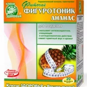 Фіто-чай Фігуротонік Ананас 1.5г ф п №20 д схуд- ціни у Добропіллі