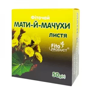 Фіточай №42 Мати-й-мачухи листя 50г- ціни у Кам'янське