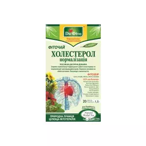 Фиточай Д-р Фито пак.1.5г N20 Холестерол норм.- цены в Миргороде