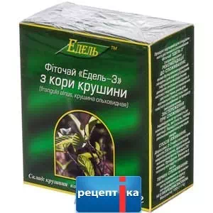 Фіточай Едель-03 кора жостеру 100г- ціни у Оріхові