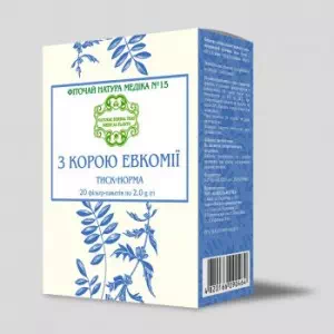 Фіточай з Корою евкоммії гіпертонія ф п 2г №20- ціни у Олександрії