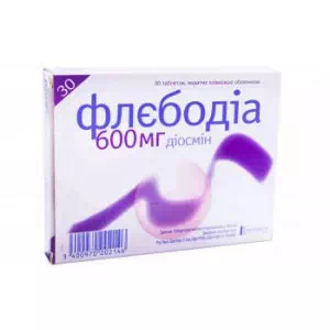 Флебодіа таблетки №30- ціни у Южноукраїнську