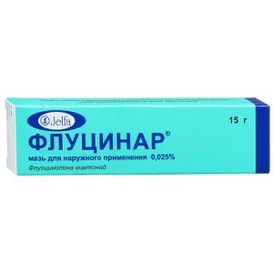 Відгуки про препарат ФЛУЦИНАР МАЗЬ 0.025% 15Г