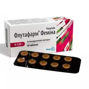 Флутафарм Фемина таблетки 0.125г №50- ціни у Запоріжжі