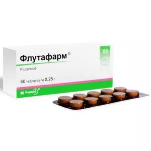 Флутафарм таблетки 250 мг №50- цены в Херсоне