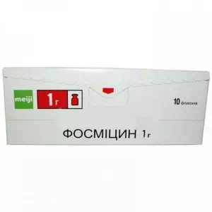 Фосміцин порошок для ін'єкцій 1г №10- ціни у Добропіллі