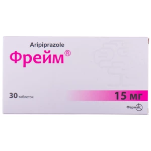 Фрейм таблетки 15мг №30- ціни у Добропіллі