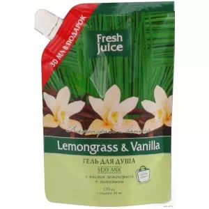 Гель для душа Fresh Juice Lemongrass&Vanilla 200 мл (лем.ван дой-пак)- цены в Днепре