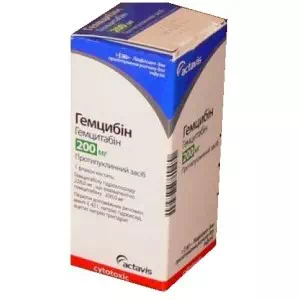 Гемцибін ліофілізат для приготування розчину для інфузій 200мг флакон №1- ціни у Першотравенську
