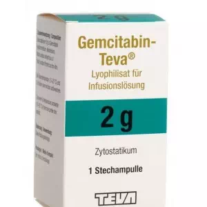 Гемцитабин-Тева лиофилизат для раствора для инфузий 1000мг флакон №1- цены в Новомосковске