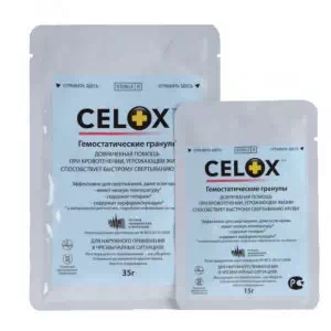 Гемостатические гранулы CELOX TM 15г- цены в Покрове