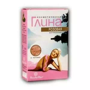 Глина розовая косметическая 100г- цены в Новомосковске
