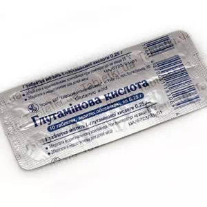 Глутаминовая кислота таблетки 0.25г №10- цены в Лимане