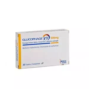 Глюкофаж XR таблетки 500мг №30- цены в Кременной