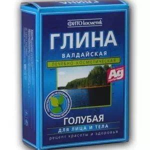 Голубая глина Валдайская 100 г- цены в Новомосковске