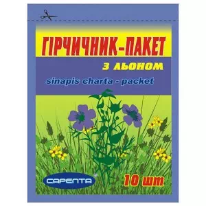 Горчичник-пакет + 103 ™ с Леном №10- цены в Дрогобыче