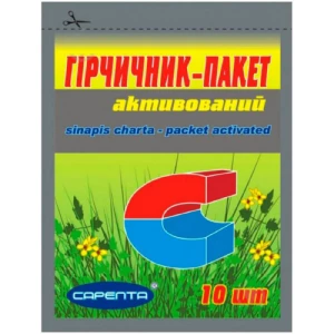 Горчичник-пакет активированный №10- цены в Новомосковске