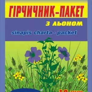 Инструкция к препарату Горчичник пакет с льном №10