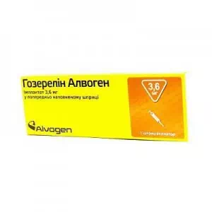 Гозерелин-Алвоген Имплантат 3.6мг шприц №1- цены в Одессе
