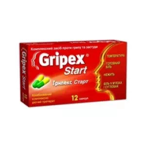 Грипекс Старт таблетки №12- ціни у Лимані