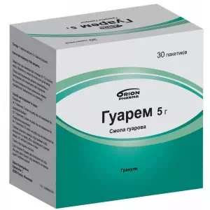 Гуарем гранули для розчину пакети по 5г №30- ціни у Кременчуці