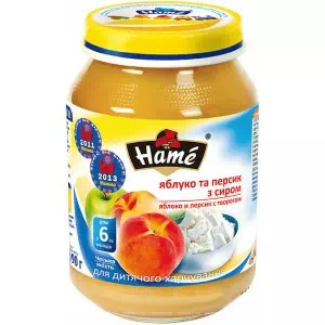 Инструкция к препарату Hame пюре яблоко персик сыр 190г