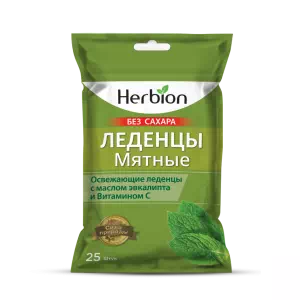 Хербион льодяники б / цукру м'ята N25- ціни у Павлограді