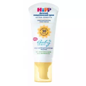 Інструкція до препарату HIPP Babysanft Крем дитячий сонцезахисний 50мл