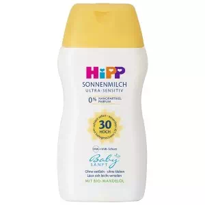 HIPP Babysanft Молочко сонцезахисне SPF30 50мл- ціни у смт. Нова Прага