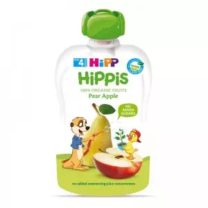 Фруктове пюре HIPP HIPPIS груша яблуко 100г- ціни у Кропивницький