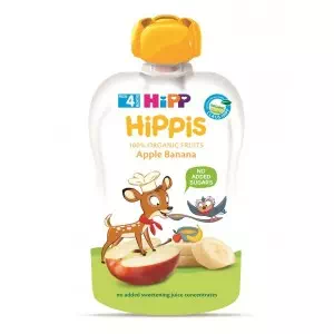HIPP HIPPIS Пюре яблуко-банан 100г- ціни у Дніпрі