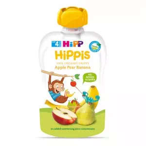 Фруктове пюре HIPP HIPPIS яблуко груша банан 100г- ціни у Вишневому