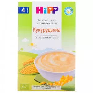 HIPP Каша б молочная органич.кукурузная 200г- цены в Обухове