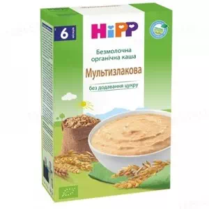 HIPP Каша б молочная органич.мультизлаковая 200г- цены в Краматорске