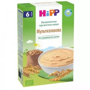 HIPP Каша б молочная органич.мультизлаковая 200г- цены в Марганце